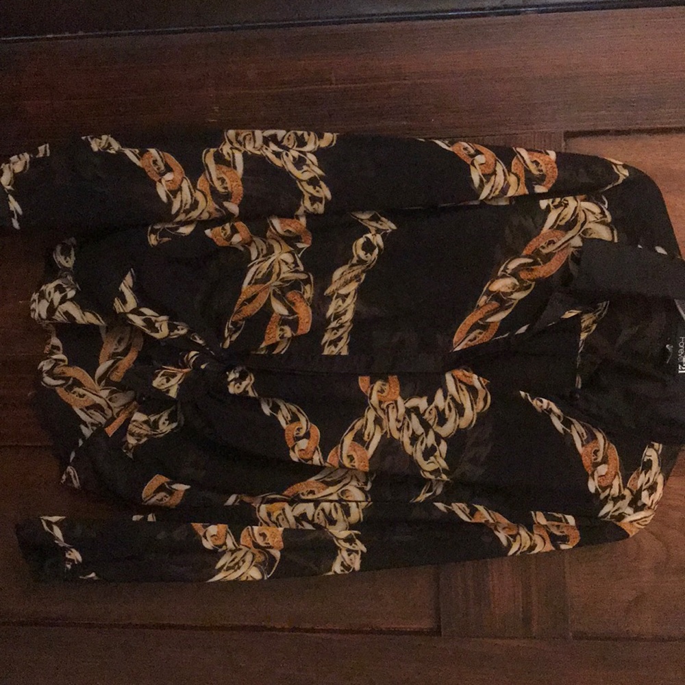 Gold chain shirt
